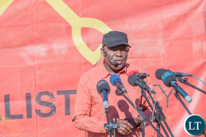 Socialist Party President Fred M'membe