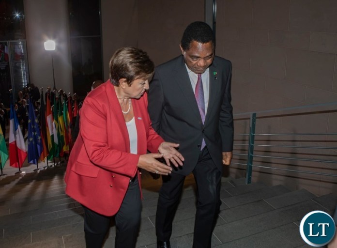 Kristalina Georgieva, the current Managing Director of the International Monetary Fund (IMF) and President Hichilema